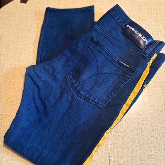 Calvin Klein Jeans - Blue with Yellow Accent - Picture 2 of 9